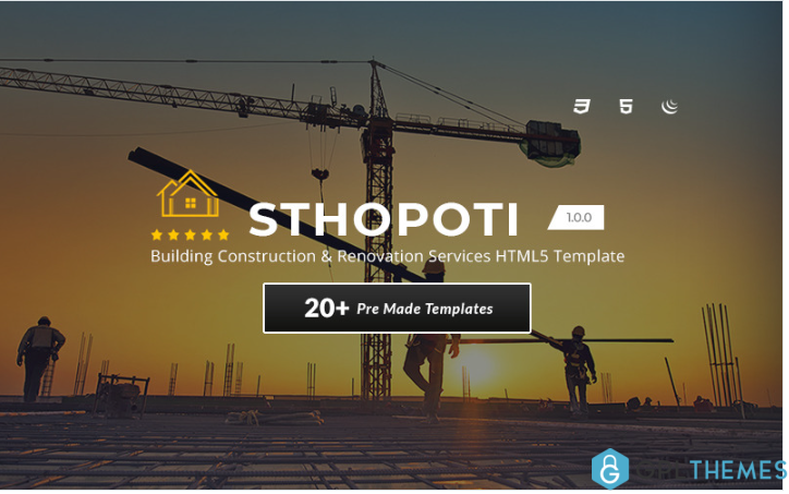 Sthopoti – Building Construction & Renovation Services HTML5 Template
