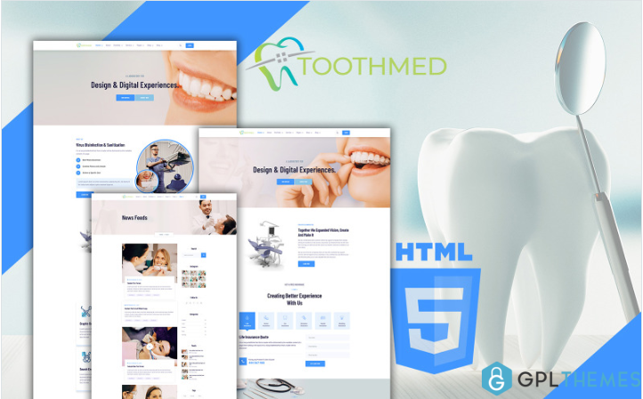 Toothmed – Dentist Clinic HTML Template