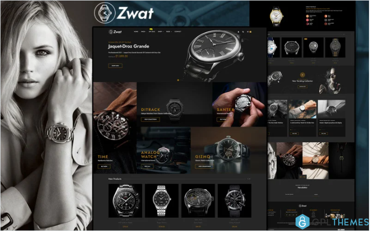 Zwat – Watch Store eCommerce HTML Template