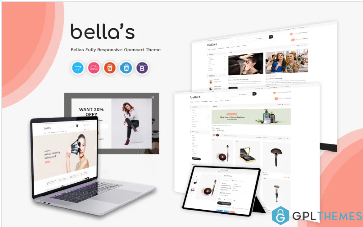 Bellas – Cosmetics OpenCart Template