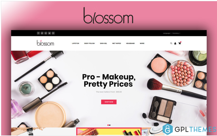 Blossom – Beauty Store OpenCart Template