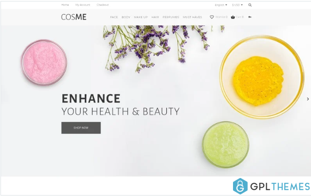 Cosmetics Store Responsive OpenCart Template