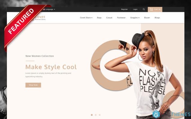 Covet Fashion Store OpenCart Template