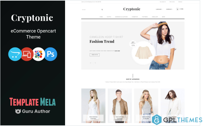Cryptonic – Fashion Accessories Shop OpenCart Template