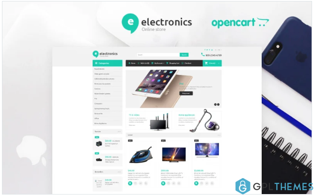 Electromo – Electronics Online Shop OpenCart Template