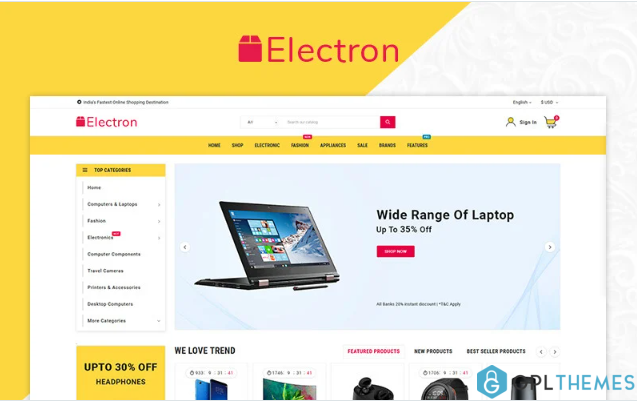 Electron – Electronics Mega Store OpenCart Template