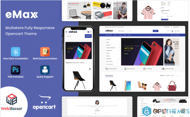 eMax – Shopping Mall OpenCart Template