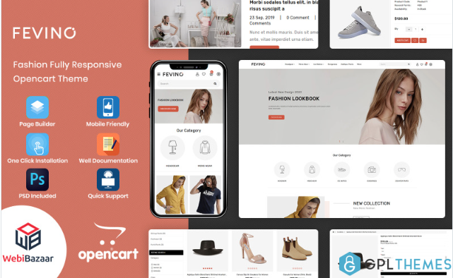 Fevino – Multipurpose Fashion Responsive Store OpenCart Template
