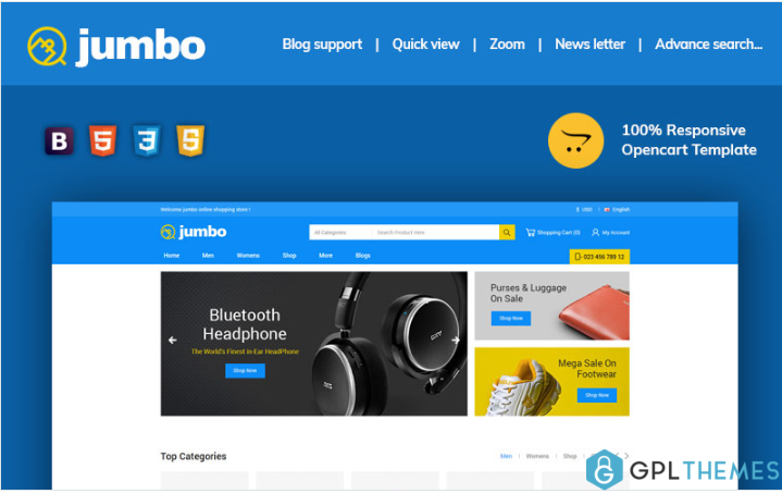 Jumbo – Fashion OpenCart Template