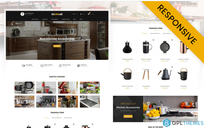 Kitchmall – Kitchen Store OpenCart Template