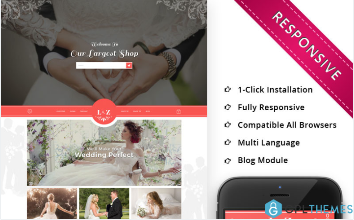 L&Z Wedding Store – Responsive OpenCart Template