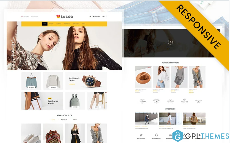 Lucca – Fashion Store OpenCart Template