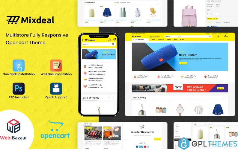 Mixdeal – Multiparous Electronic OpenCart Theme