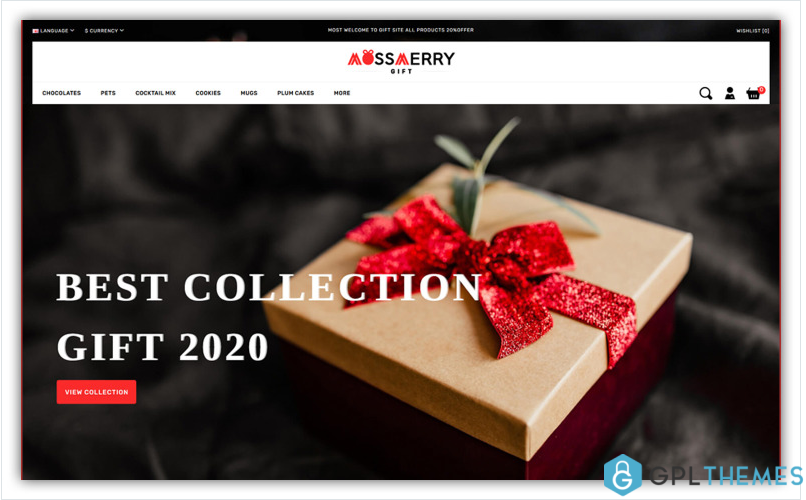 Mossmerry – Gift Store OpenCart Template