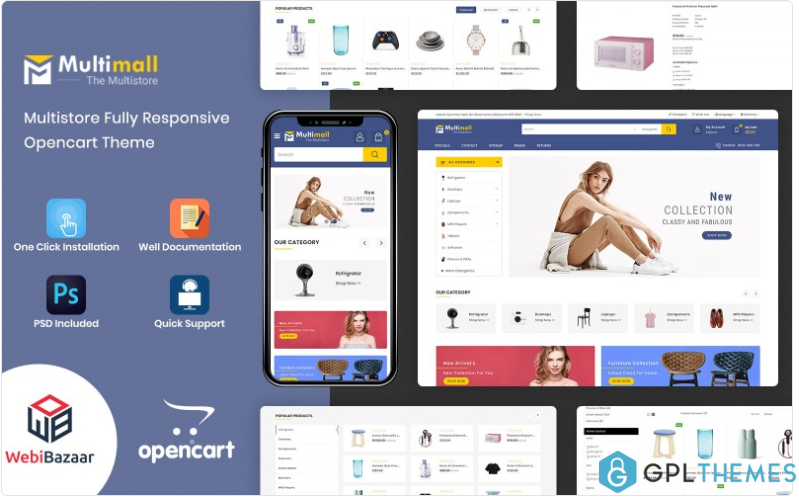 Multimall – Fashion Store OpenCart Template