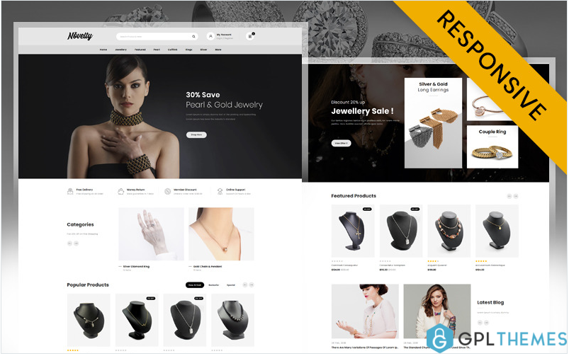 Novelty – Jewelry Store OpenCart Template