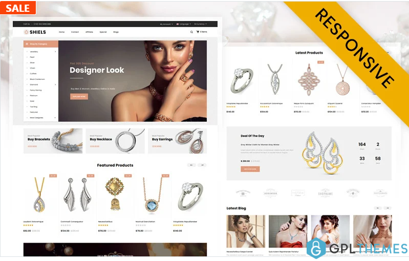 Shiels – Jewelry Store OpenCart Template