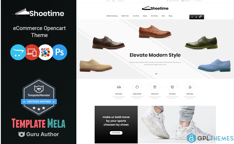 Shoetime – Shoes Store OpenCart Template