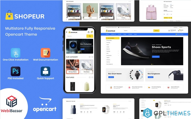 Shopeur – Premium Multipurpose OpenCart Theme
