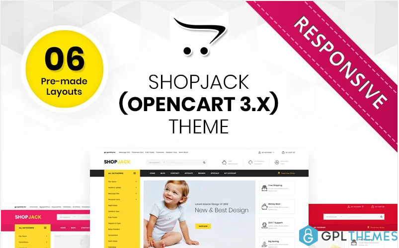 Shopjack – The Mega Multishop Responsive OpenCart Template