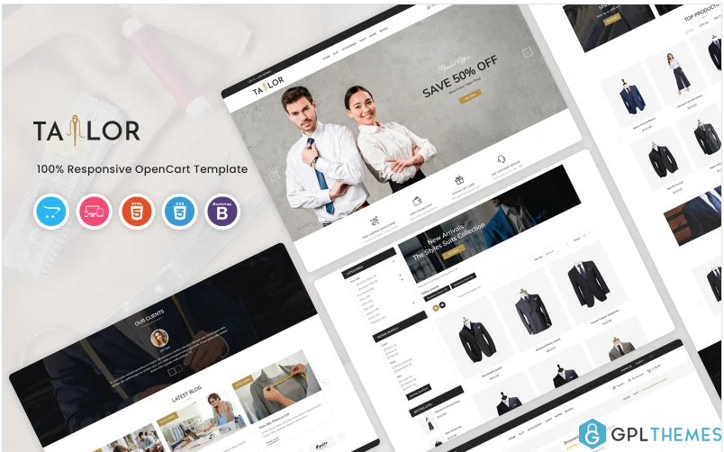 Tailor – Fashion OpenCart Template