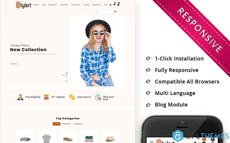 Stylert – The Fashion Store OpenCart Template