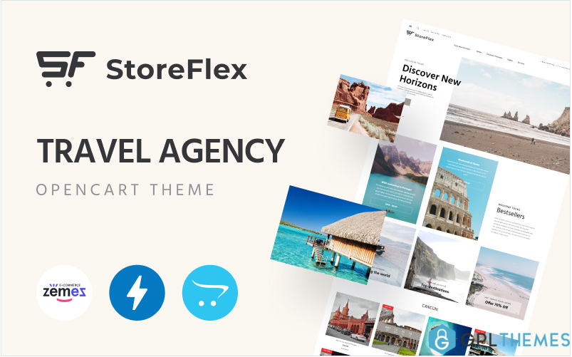 StoreFlex‌ ‌-‌ ‌Travel‌ ‌Agency OpenCart Template