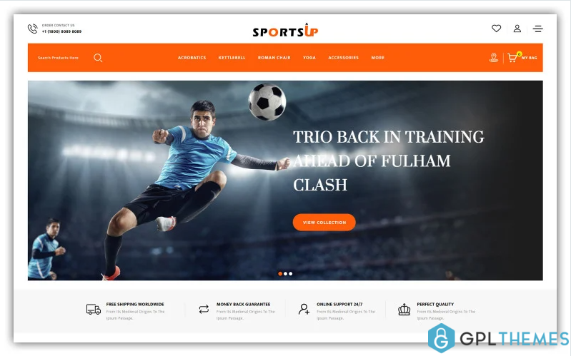Sportsup – Sports Store OpenCart Template