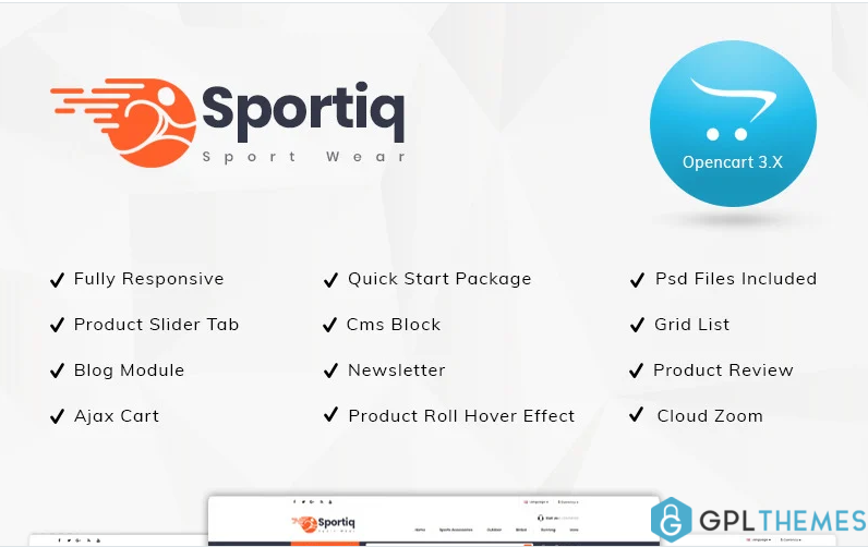 Sportiq – Sports Responsive 3.x OpenCart Template