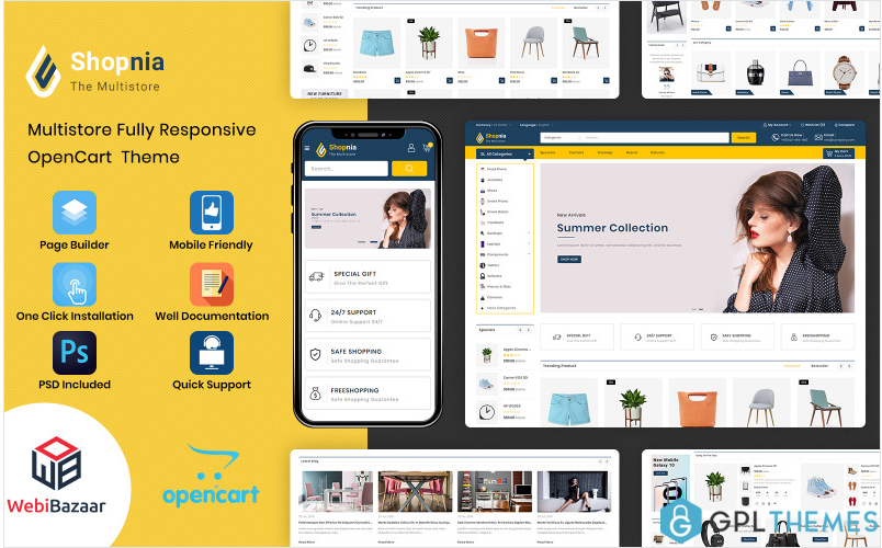 Shopnia – Multipurpose OpenCart Template