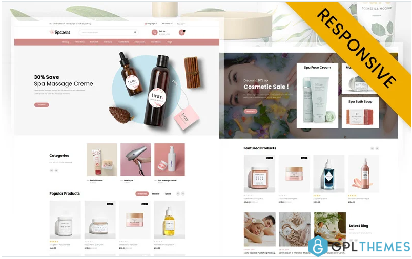 Spazone – Massage Parlour OpenCart Template
