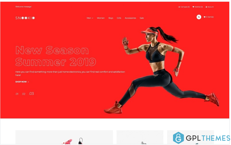 Snookio – Shoe Store eCommerce Clean OpenCart Template