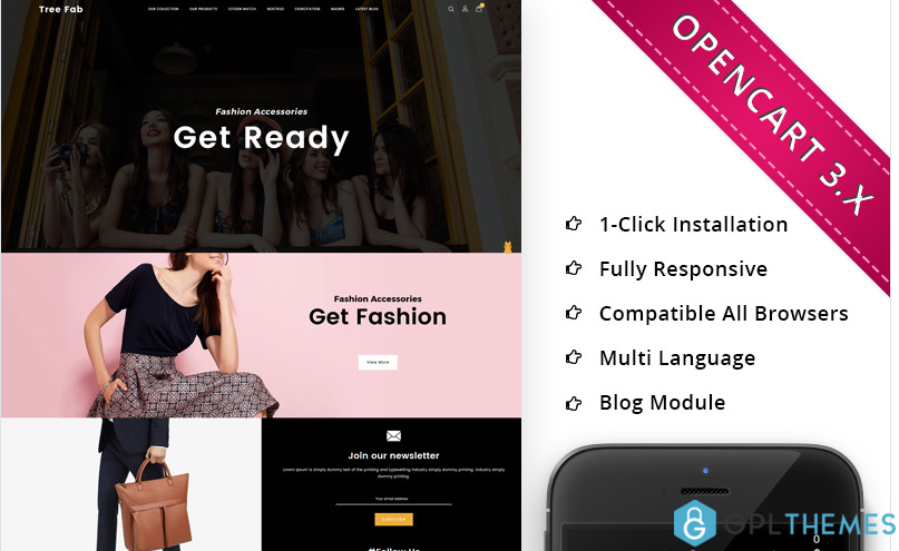 Treefab – Fashion Store Responsive OpenCart Template