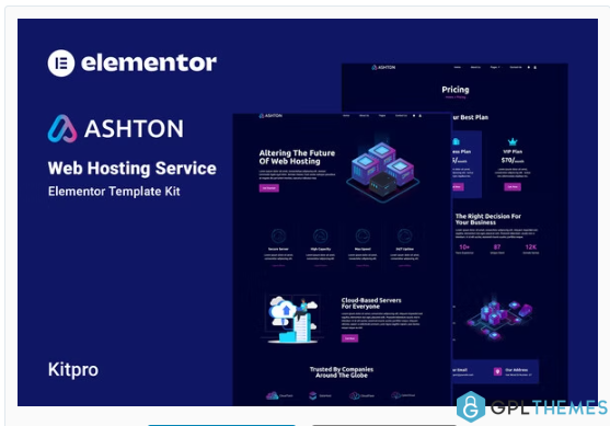 Ashton – Web hosting Elementor Template Kit