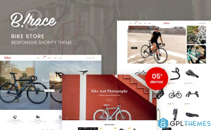 birace bike store responsive shopify theme