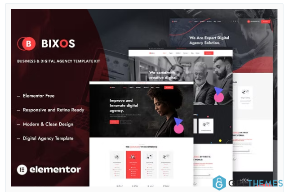 Bixos – Business & Digital Agency Template Kit