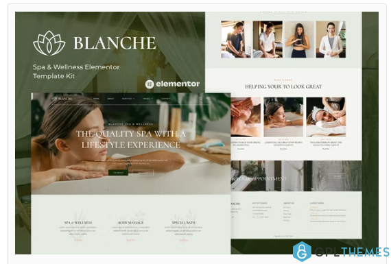 Blanche – Spa & Wellness Elementor Template Kit