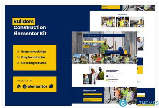 Builders – Construction Elementor Pro Template Kit
