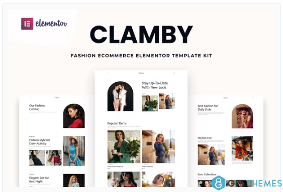 Clamby – Fashion Ecommerce Elementor Template Kit