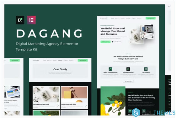Dagang – Digital Marketing Agency Elementor Template Kit