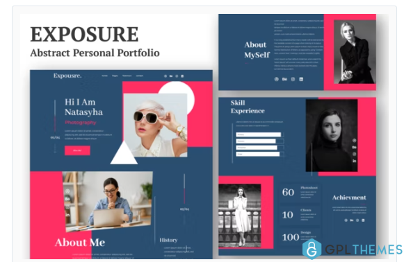 Exposure – Personal Portfolio Elementor Template Kit