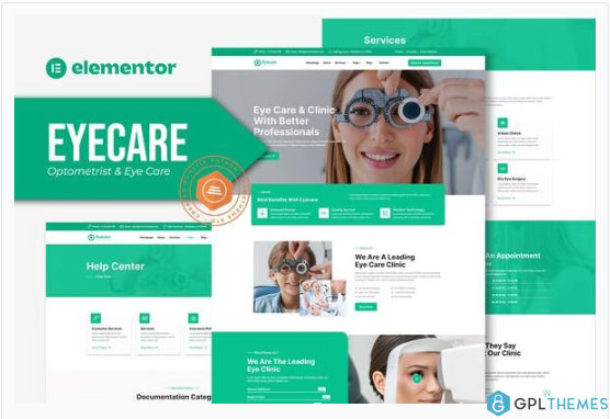 Eyecare – Optometrist & Eye Care Elementor Template Kit