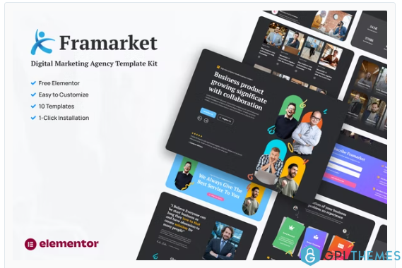 Framarket – Digital Marketing Elementor Template Kit