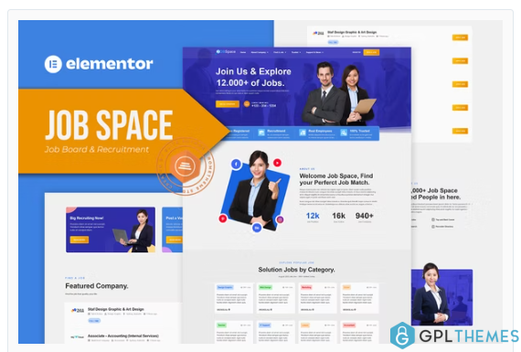 Job Space – Job Board & Recruitment Elementor Template Kit