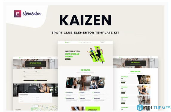 Kaizen – Sport Club Elementor Template Kit