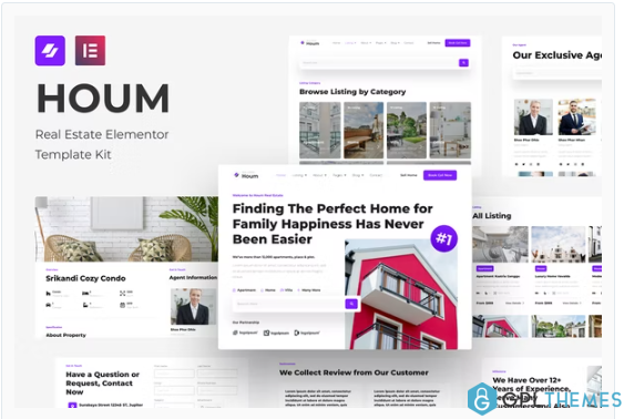 Houm – Real Estate Elementor Template Kit