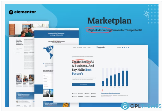 Marketplan – Digital Marketing Elementor Template Kit