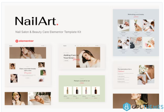 Nailart – Nail Salon & Beauty Care Elementor Template Kit