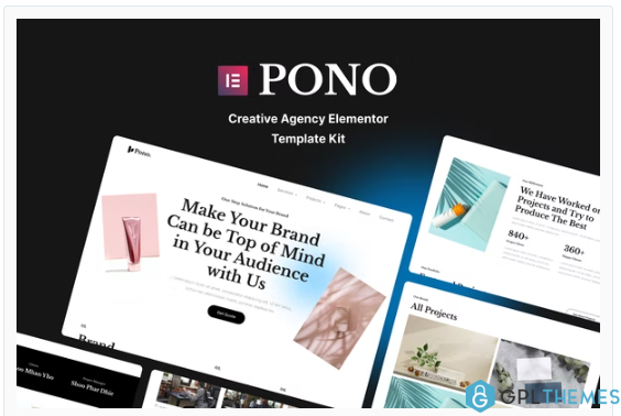 Pono – Creative Agency Elementor Template Kit