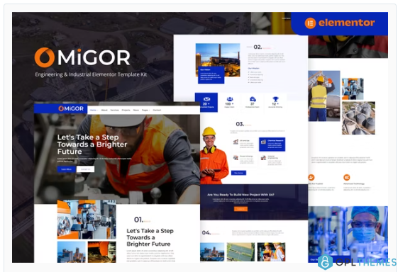 Migor – Engineering & Industrial Elementor Template Kit